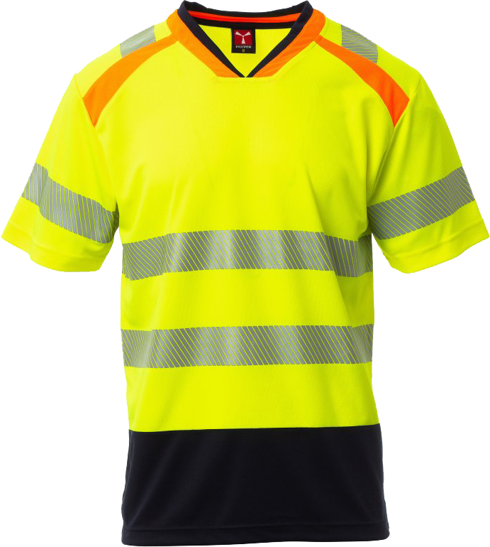 PAYPER ALLEY zweifarbiges Warnschutz-T-Shirt UPF 50+ S00739-0028 RK Infra